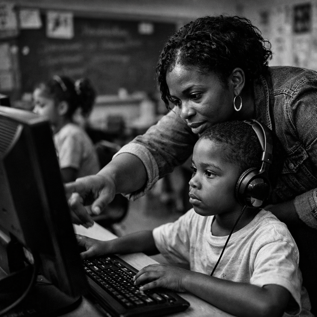 Children learning in Fort Valley
